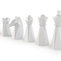Low Poly Chess Set - Thumbnail 2