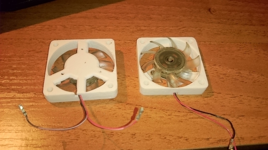 Case for reuse the fan from old videocard 3D Print 156347