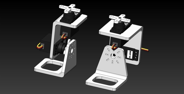 2-miniServo Leg Brackets