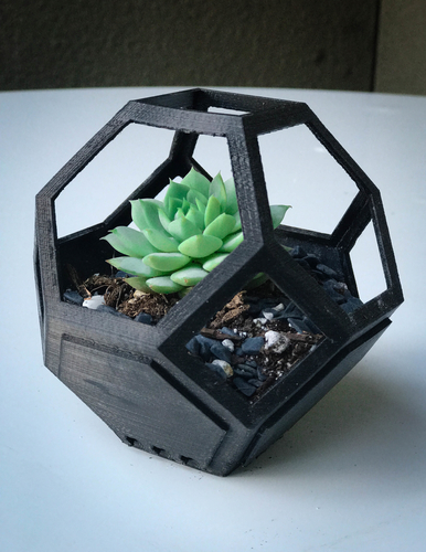 Plantygon - Modular Geometric Stacking Planter 3D Print 156405