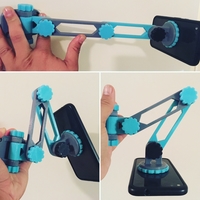 Articulating, Wall-Mounted, Magnetic Phone Mount - Thumbnail 3