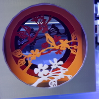 Shadow box with bird - Thumbnail 2