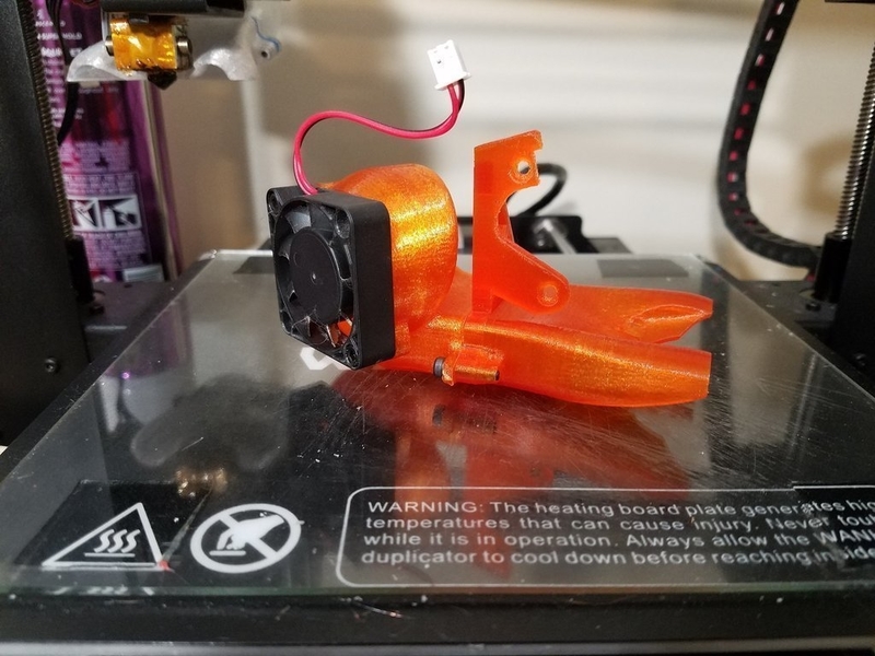 Titan Aero high performance cooling duct