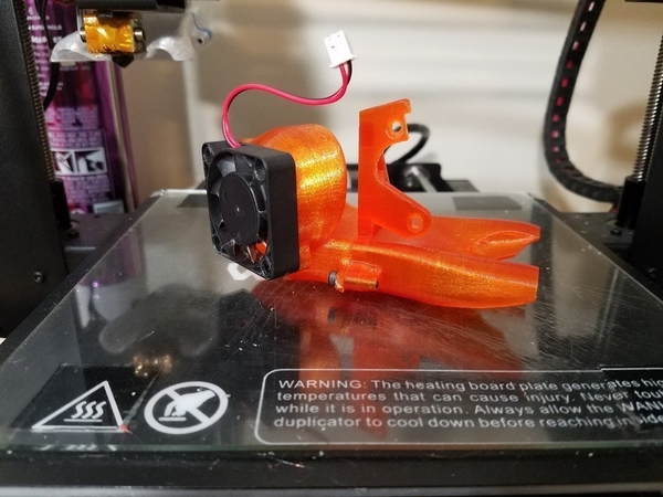 Titan Aero high performance cooling duct