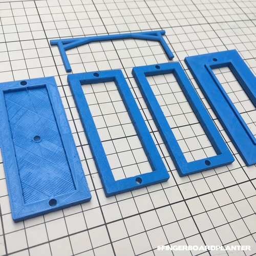 Modular Fingerboard Ramp & Planter 3D Print 156438