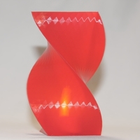 Small Triangle spiral vase 3D Printing 156460