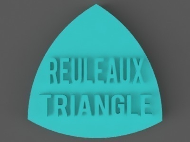 Reuleaux Triangle 3D Print 156462