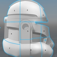 Captain Rex's Helmet Phase 2 (Star Wars) - Thumbnail 4