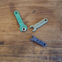 Small Wrench M3 M4 & M5 3D Printing 156551