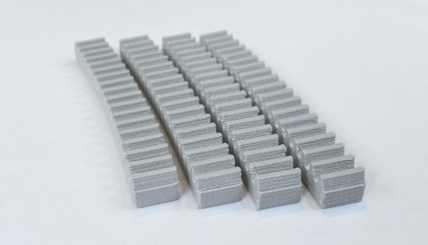 Lego Train curved Rack 3D Print 156596