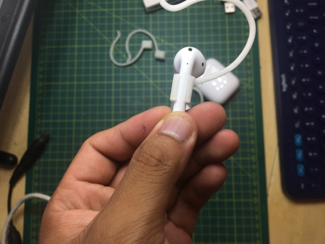 Apple AirPods Ear Clips 3D Print 156604