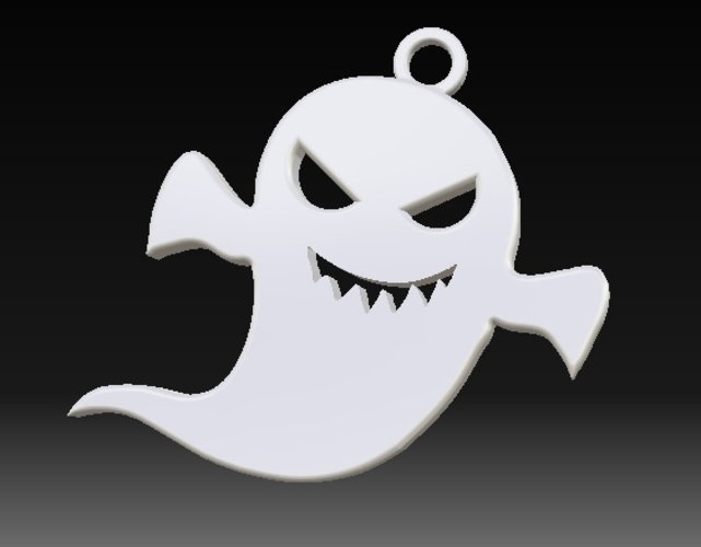 Ghost Earrings 3D Print 156605