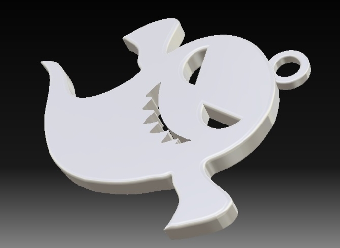 Ghost Earrings 3D Print 156607