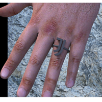 Juventus fan ring black edition - Thumbnail 1