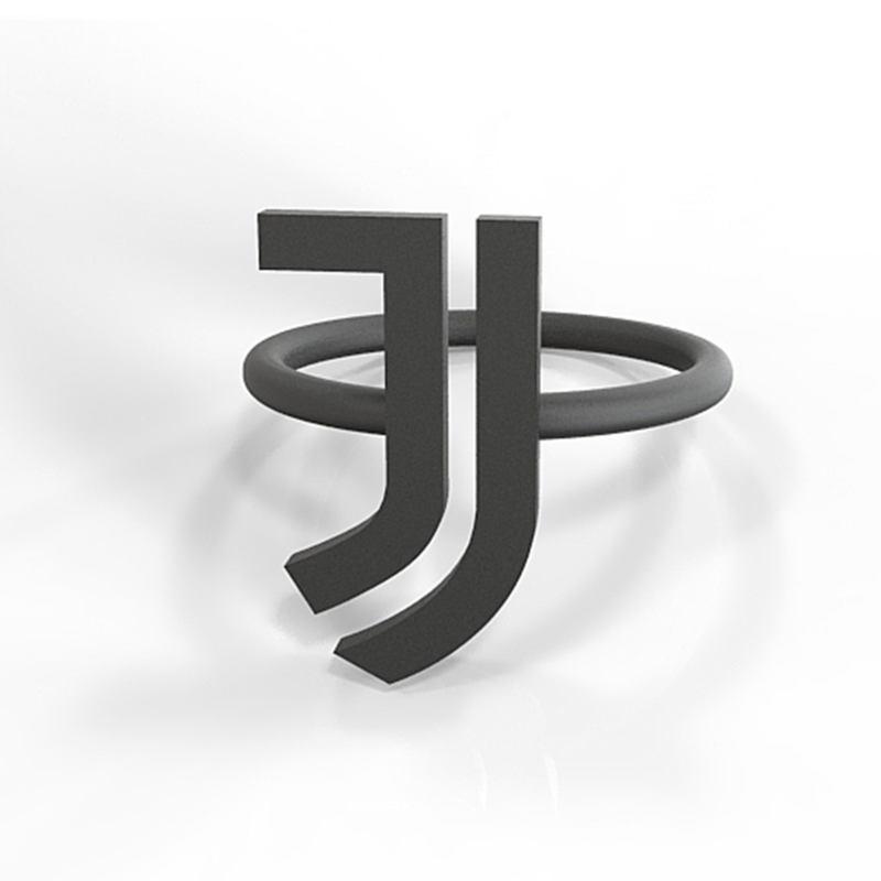 Juventus fan ring black edition