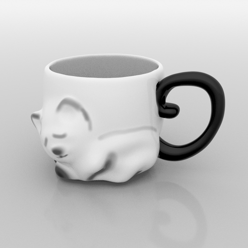 Cat cup 3D Print 156622
