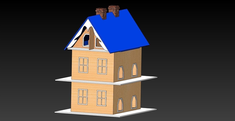 Bird House with 12 Apartments