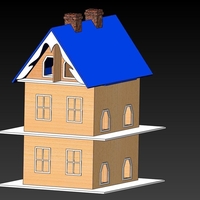 Small Bird House with 12 Apartments 3D Printing 156651