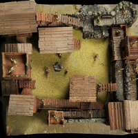 OpenLOCK Tile Samples Dirt Shanty Stone Log Walls and Floors - Thumbnail 6