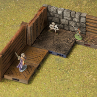 OpenLOCK Tile Samples Dirt Shanty Stone Log Walls and Floors - Thumbnail 7