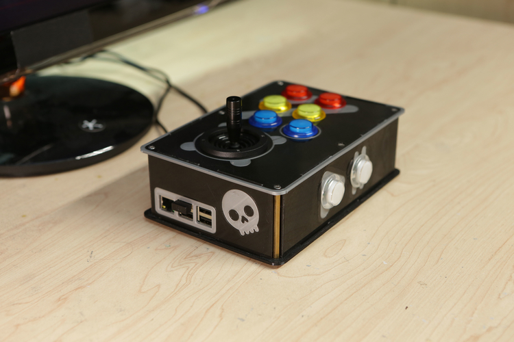 Arcade Bonnet Controller for RetroPie 3D Print 156691