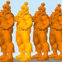 Street Fighter - AKUMA - Full Body and BUST (FIGHT STANCE) - Thumbnail 5