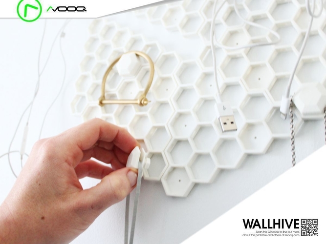 Wallhive | Modular Wall Storage System 3D Print 156725