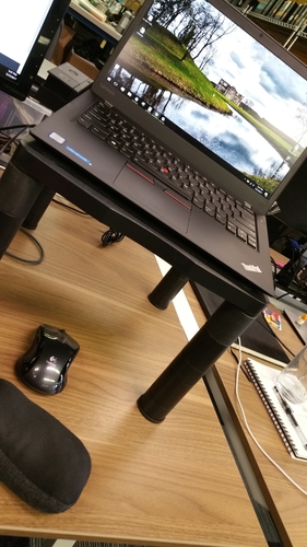 Halter Height Adjustable Monitor Stand Leg Risers 3D Print 156770