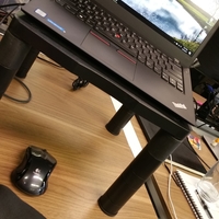 Halter Height Adjustable Monitor Stand Leg Risers - Thumbnail 1