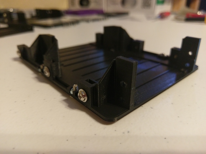 Drive Bay Adapter V4 (3.5" to 2x2.5") 3D Print 156791