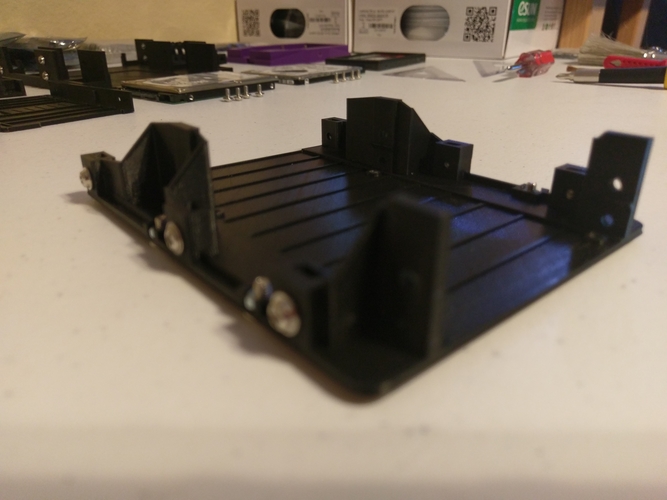 Drive Bay Adapter V4 (3.5" to 2x2.5") 3D Print 156792