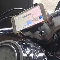 Mobile phone support for motorbike (NOT WATERPROOF!) - Thumbnail 2
