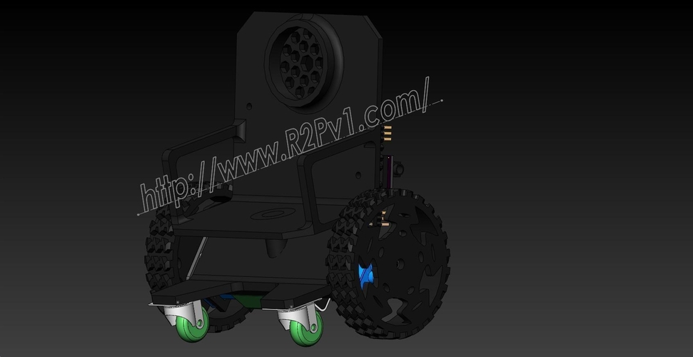 miniWheelChairBot3 3D Print 156899