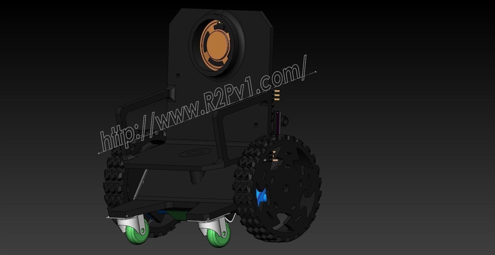 miniWheelChairBot3 3D Print 156900