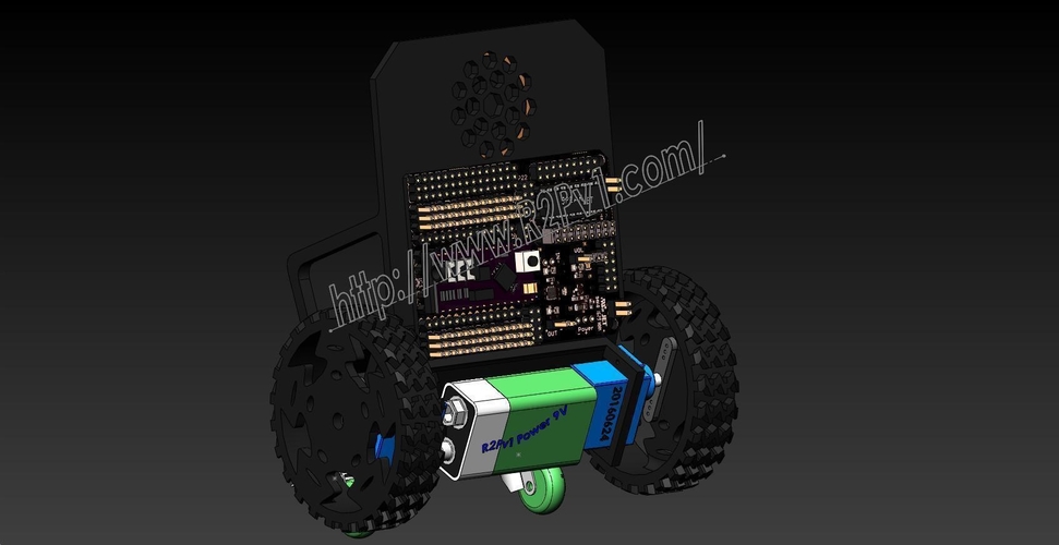 miniWheelChairBot3 3D Print 156901