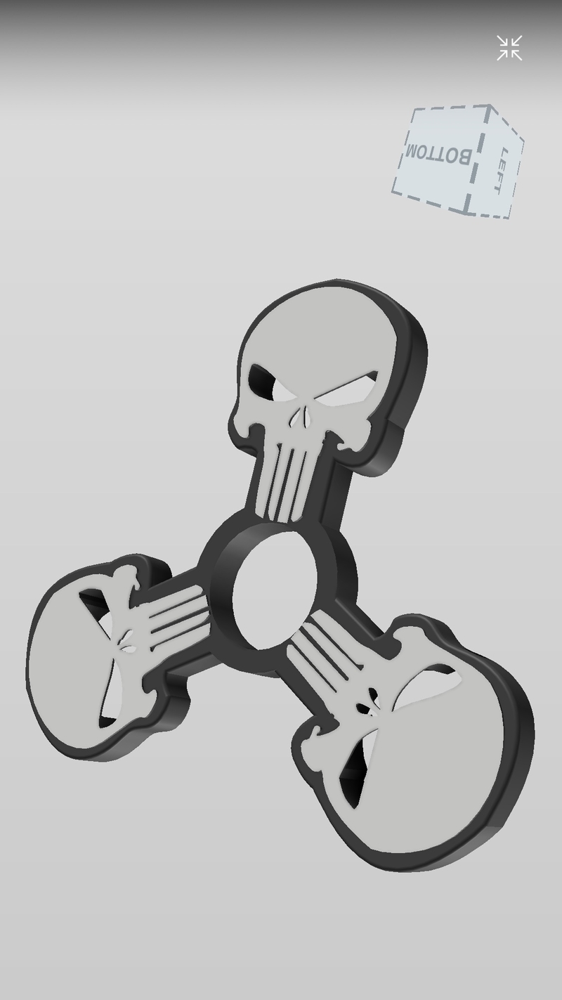 Punisher fidget spinner