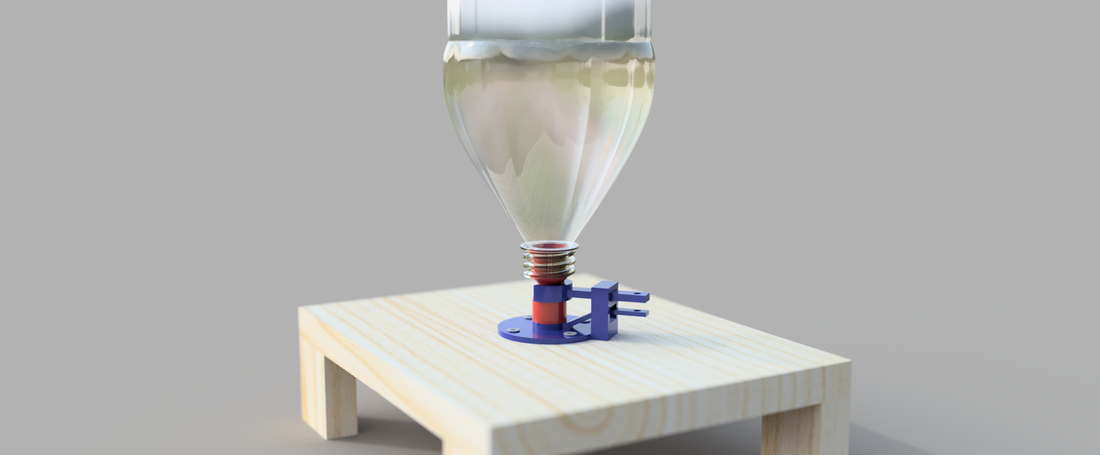 Water Bottle Rocket 3D Print 156927