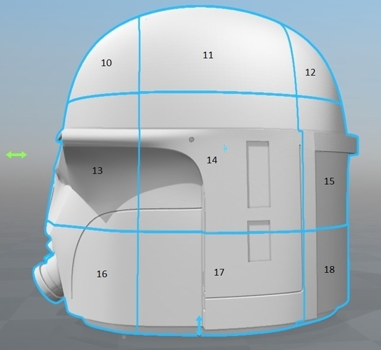 Boba Fett Concept Helmet (Star Wars) 3D Print 156941