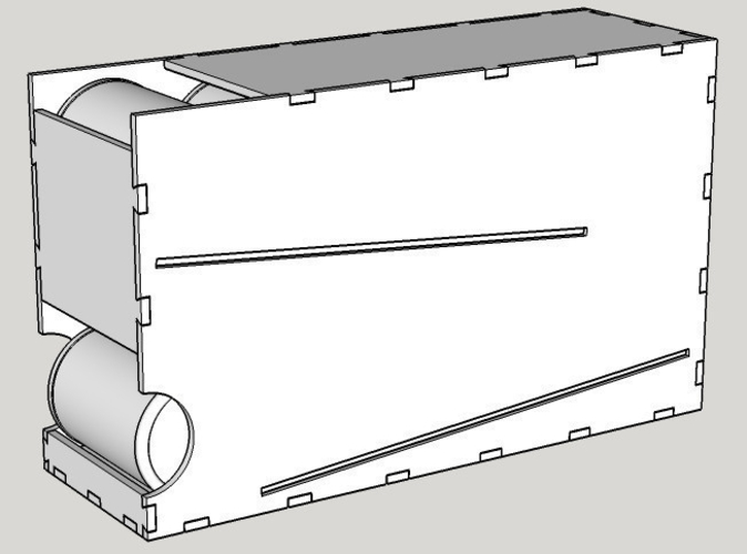 FIFO Rolling Can Pantry Organizer 3D Print 156955