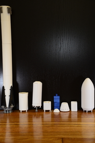 SpaceX Falcon 9 Model Kit 3D Print 156959