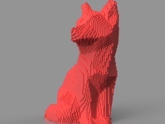 Voxel Fox 3D Print 156985