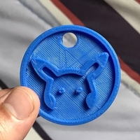 Small Pikachu Keychain 3D Printing 156986