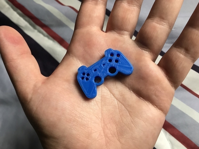 Game Controller Keychain 3D Print 156987