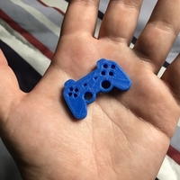 Small Game Controller Keychain 3D Printing 156987