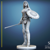 Wonder Woman - STL files for 3D Printing - Thumbnail 1