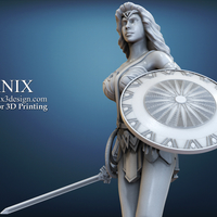 Wonder Woman - STL files for 3D Printing - Thumbnail 2
