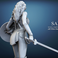 Wonder Woman - STL files for 3D Printing - Thumbnail 3