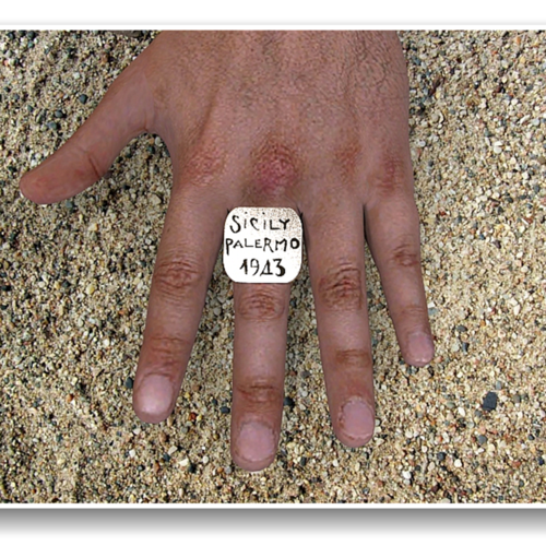 Replica of a us wwii Sicily campaign souvenir ring 3D Print 157041