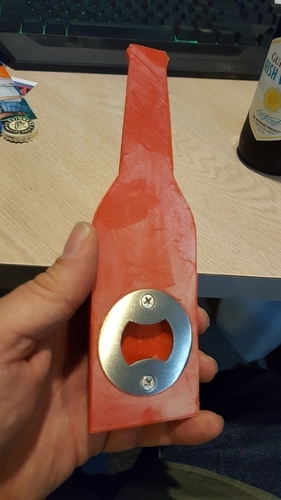 Beer Bottle Opener 3D Print 157137