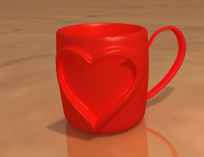 Heart Cup 3D Print 15724
